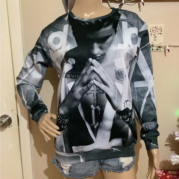 Justin Bieber Album Graphic Pullover Sweatshirt - Picture 2 of 6